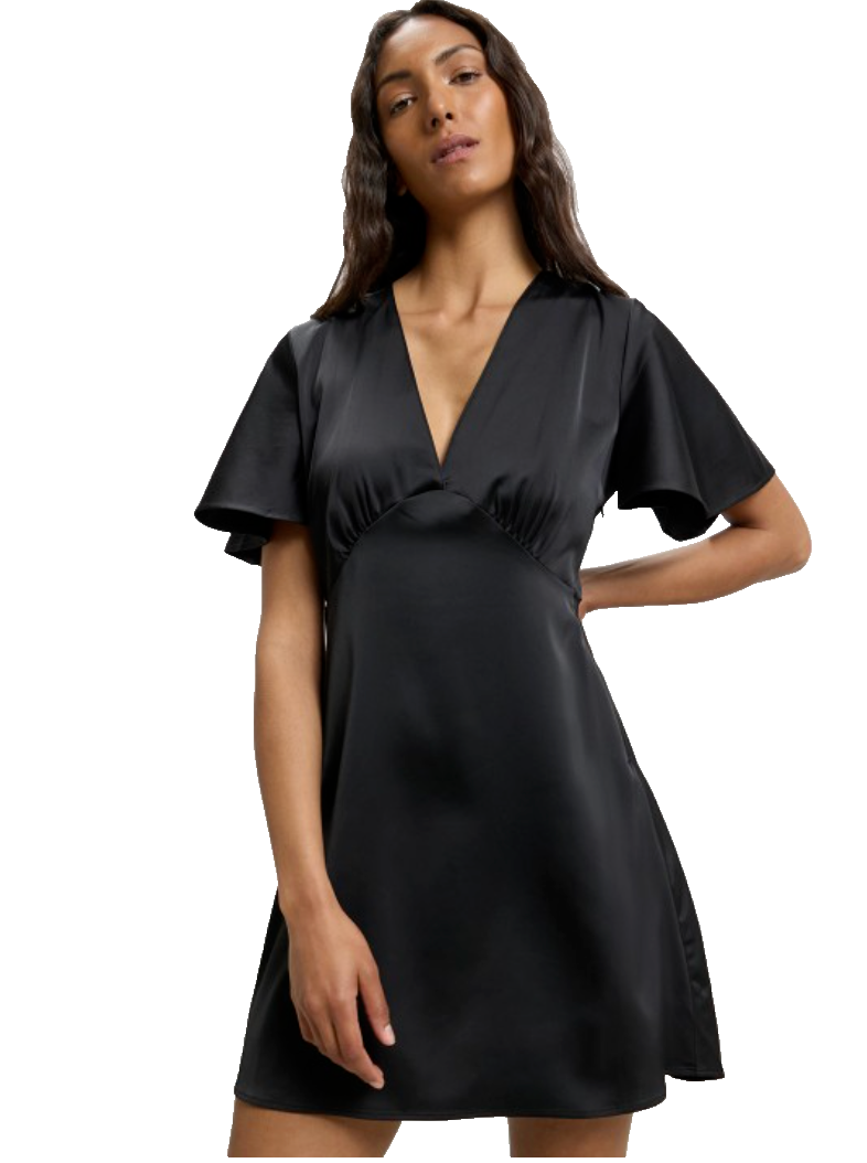 michael kors black mini dress Michael Women's Solid Short Sleeve Size Large Size:46 Short Fake Heiress' Anna Delvey YGroup_15143084097901 Ebay Model measurements
