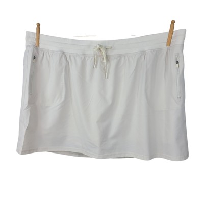 NEW Tek Gear Plus Size 4X Shorts Zip Pockets Casual Athletic Workout White