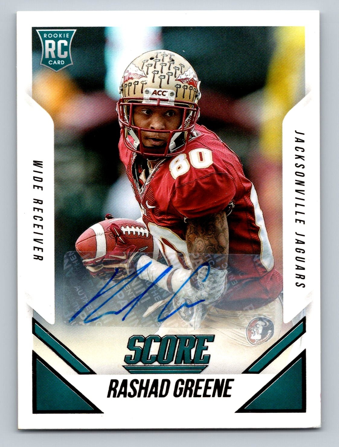 2015 Score #410 Rashad Greene Rookie Signatures