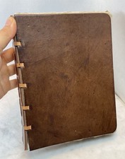 Vintage Artist Handmade Leather Sketch Journal Book