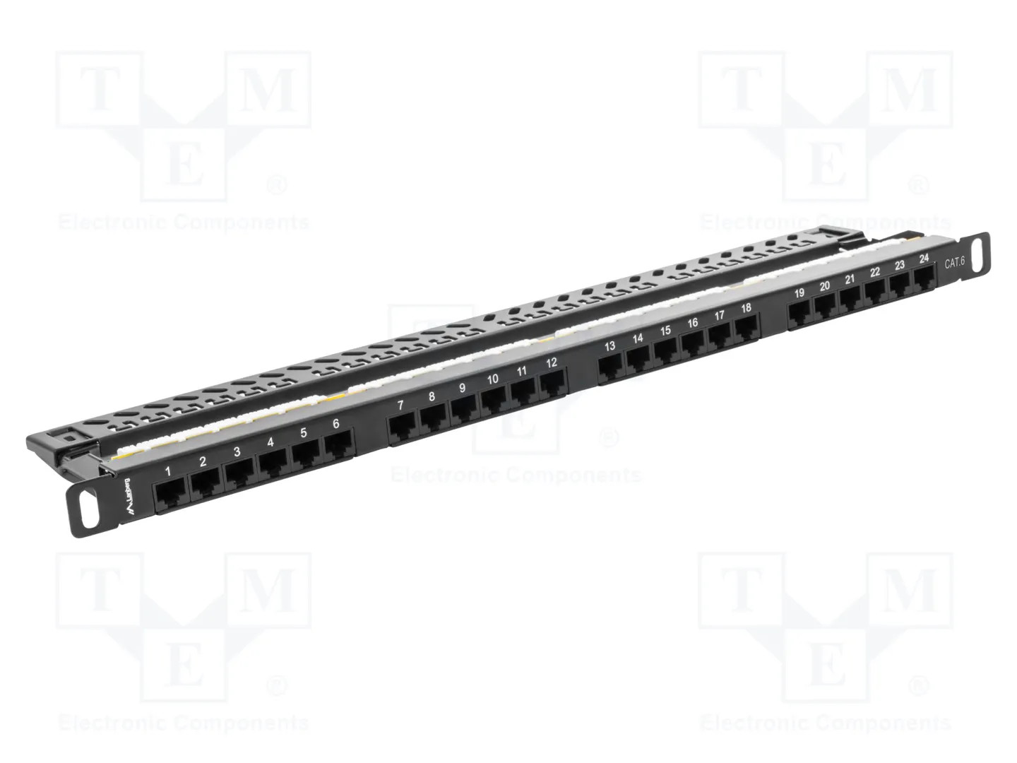 Lanberg Schwarz 24-Port Utp Kategorie 6 Steckleiste Ppu6-0024-B - Bild 3