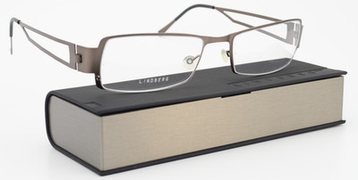 LINDBERG Brille 5301 52-18 135 U31 Eckig Viereck Trapez M Strip Titanium Denmark