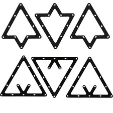 Magic Ball Rack Sheet 6 Pcs Pool Billiards Template For 8 9 10 Ball Triangle