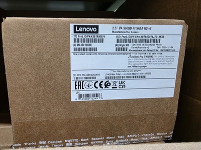 Lenovo ThinkSystem  960GB SATA/s 2.5 SSD Multi Vendor (4XB7A90874)