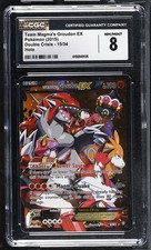 CGC 8 Team Magma's Groudon EX 15/34 Double Crisis Holo Pokemon Card on eBay