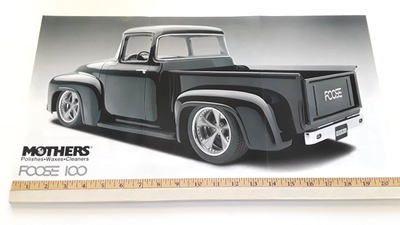 #ad 1956 FORD CHIP FOOSE F100 PICK UP MOTHERS WAX ORIGINAL 2006 POSTER AD $13.95