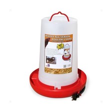 Farm Innovators Heated Chicken Waterer, Hanging Poultry Water Fountain, 3 Gal...