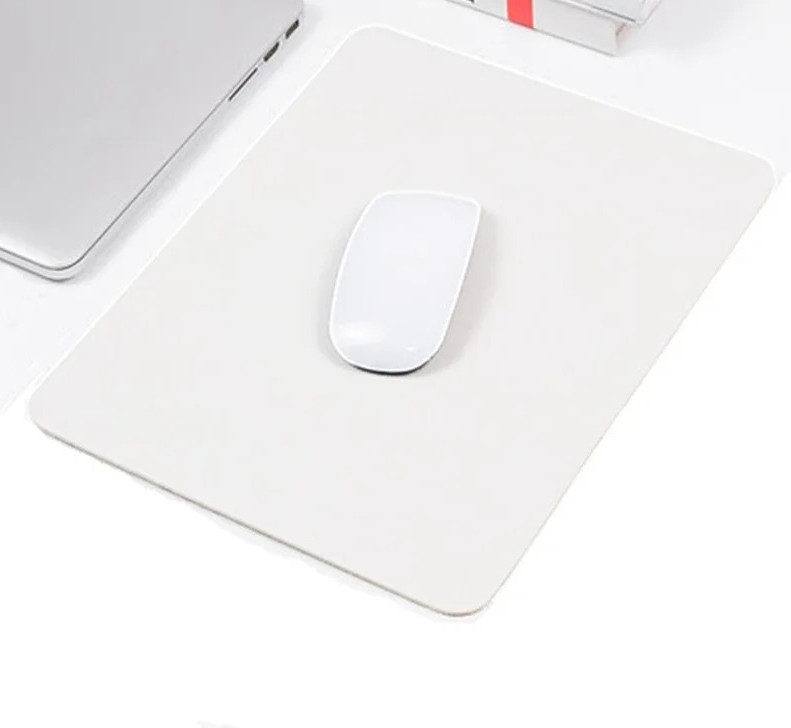 1 Pc Small Pu Leather Mouse Pad Non-Slip Waterproof Gaming Desk Mat For Pc