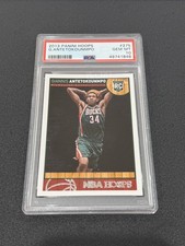 2013 Panini Hoops Giannis Antetokounmpo ROOKIE CARD RC #275 PSA 10 GEM MINT. rookie card picture