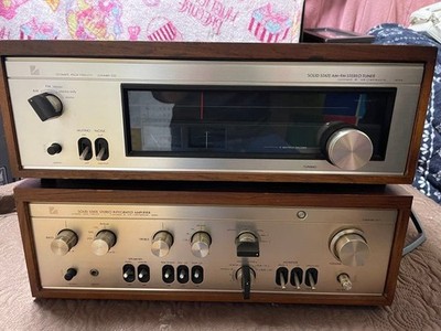 Luxman L-507 Integrated Amplifier + T-550 Tuner Vintage Japan Hi-Fi For Repair