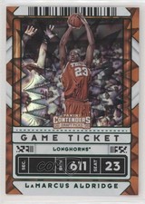 2020-21 Contenders Draft Picks Game Ticket Green Explosion LaMarcus Aldridge fm0