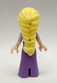Lego Figure Minifig Disney Rapunzel - Medium Lavender Dress From Set #30116