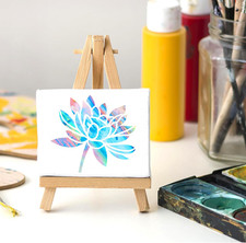 64Pcs Stencils for Painting on Wood, Reusable Stencil Crafts Drawing Template...