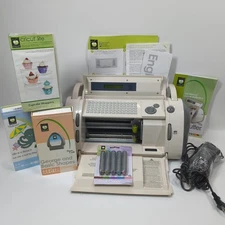 Cricut Personal Electronic Cutter Machine CRV001 Power Cord, 3 Cartridges Works