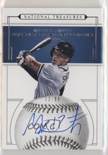 2016 Panini National Treasures Baseball Signatures 33/99 Mallex Smith Auto 0p10