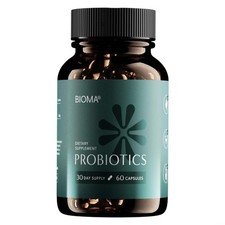 BIOMA Probiotics for Men and Women, Digestive Gut Support, 60 Capsules