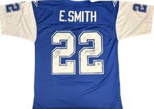 Dallas Cowboys Emmitt Smith Signed Mitchell & Ness Stitched Jersey Beckett Cert