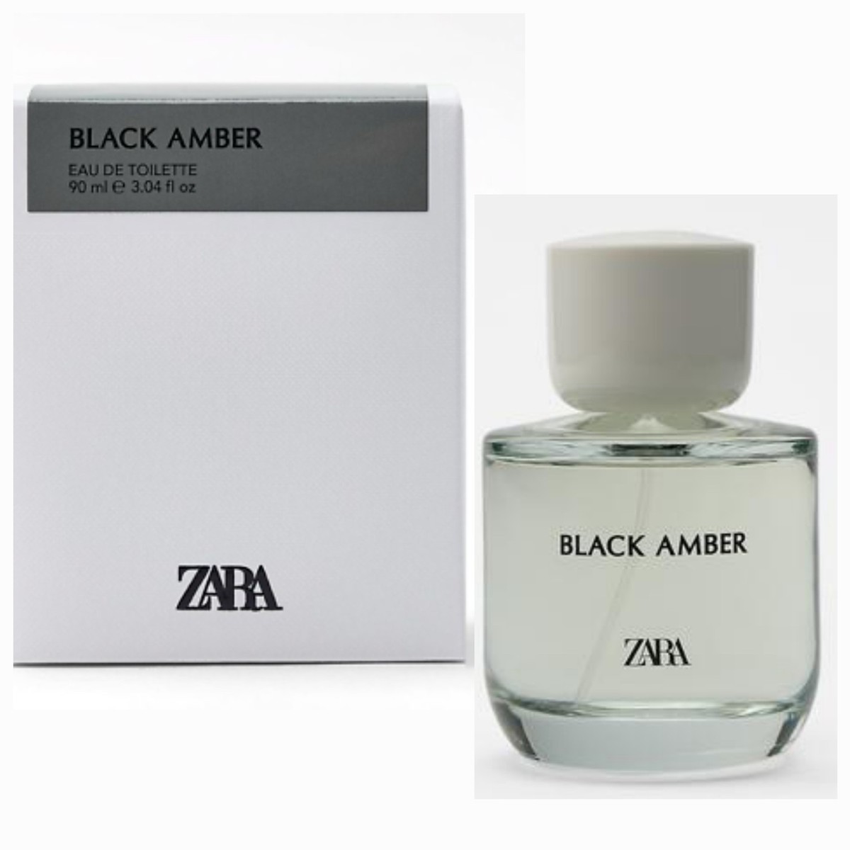 ZARA Black Amber 90ml EDT Eau De Toilette Fragrance Spray For Her