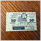 NJ Lottery Ticket (1974) - Fifty Cent Face - No Prize Value - New Jersey