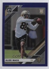 2019 Panini Donruss Optic Rookies Purple Prizm 46/50 Alize Mack #139 14md