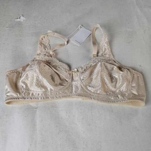 Amoena Annabell Mastectomy Bra Wire Free 2126 Beige 38 A New with Tags