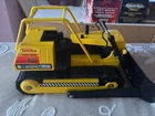 VINTAGE BLACK AND YELLOW TONKA TURBO DIESEL BULLDOZER