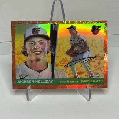 Topps Chrome Platinum 2025 Jackson Holliday Baltimore Orioles Orange Toli  /25
