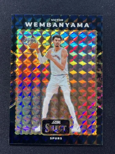 1/1 One Of One ! 2024-25 Panini Select Victor Wembanyama #2 Black Prizm Spurs