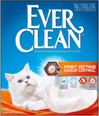 Ever Clean Katzenstreu Mit Schnellwirkender Geruchsbekämpfung, 10 Liter, Mit Duf