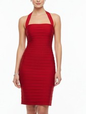 Sherri Hill 2009 Prom Style bodycon cocktail Red Dress Size 6