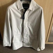 Threadbare, Mens Shower Resistant Mac Style Jacket , XL (size large)colour Stone