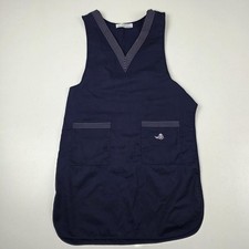 Vintage Balenciaga Apron Womens Small Navy Royal Air Maroc Uniform Tabard 60s