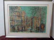 Jean Carzou Lithograph ED 168/175 Hand Signed Framed Collectible Art