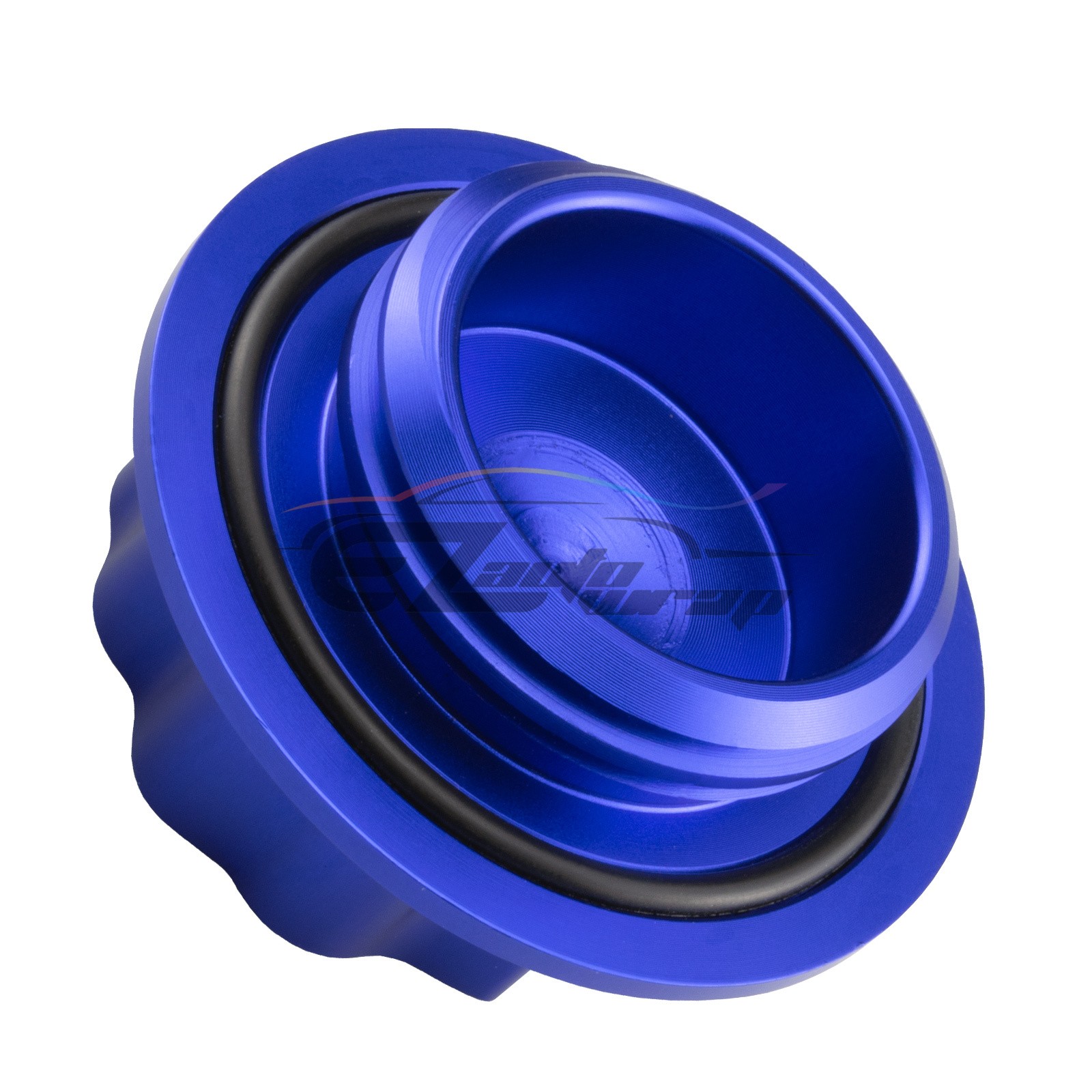 Blue Middle Finger Novelty Engine Oil Filter Tank Cap Cover Aluminum For Subaru