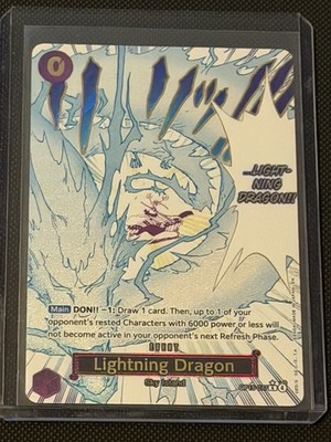 2026 Lightning Dragon Manga Alt Art Event One Piece OP15 EN OP15-077
