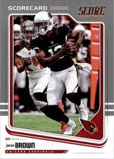 2018 Score Scorecard #8 Jaron Brown - FB