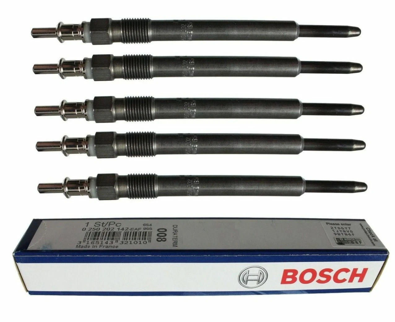 5 BOSCH Plugs Diesel Glow Plug Set Kit For 2002-2006 SPRINTER Dodge Freightliner