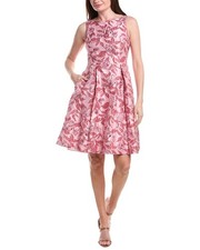 Adrianna Papell Floral Jacquard Mini Dress Women's