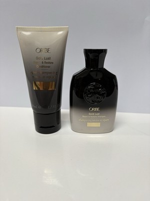 Oribe Gold Lust Shampoo + Mask Travel Size Luxury Hair Care Set
