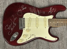Alice In Chains Full Band Signed Stratocaster Guitar X 4 JSA COA Jerry Cantrell