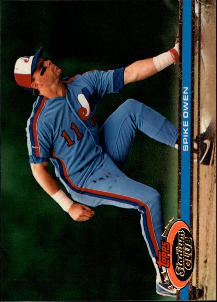 1991 Stadium Club #236 Spike Owen - BB