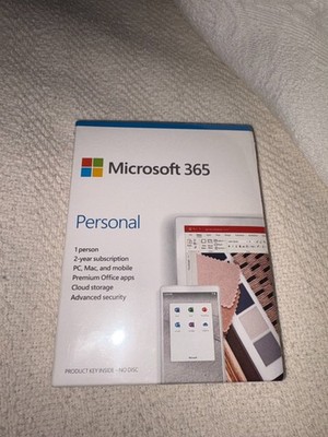 Microsoft 365 Personal Office Suite 2 Year Subscription - 1 Person - Brand New
