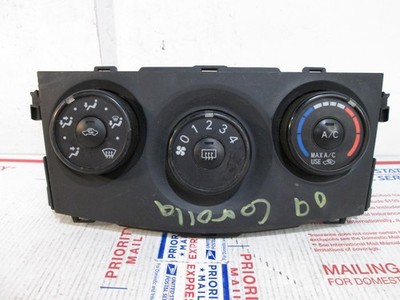    COROLLA Dashboard Climate Control Temperature Heat A/C Rear Defroster DASH