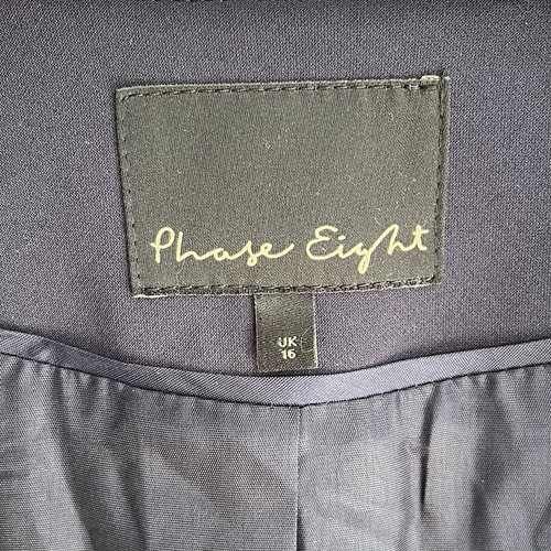 Phase Eight Tally Jacket Navy 16 Cropped Bolero Occasion Worn Once - Picture 2 of 8