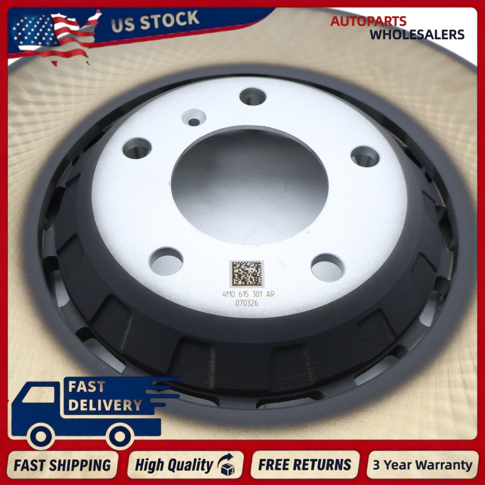 Bentley Bentayga Speed 2016-2023 Front Brake discs 4 pcs P/N 4M0615601N