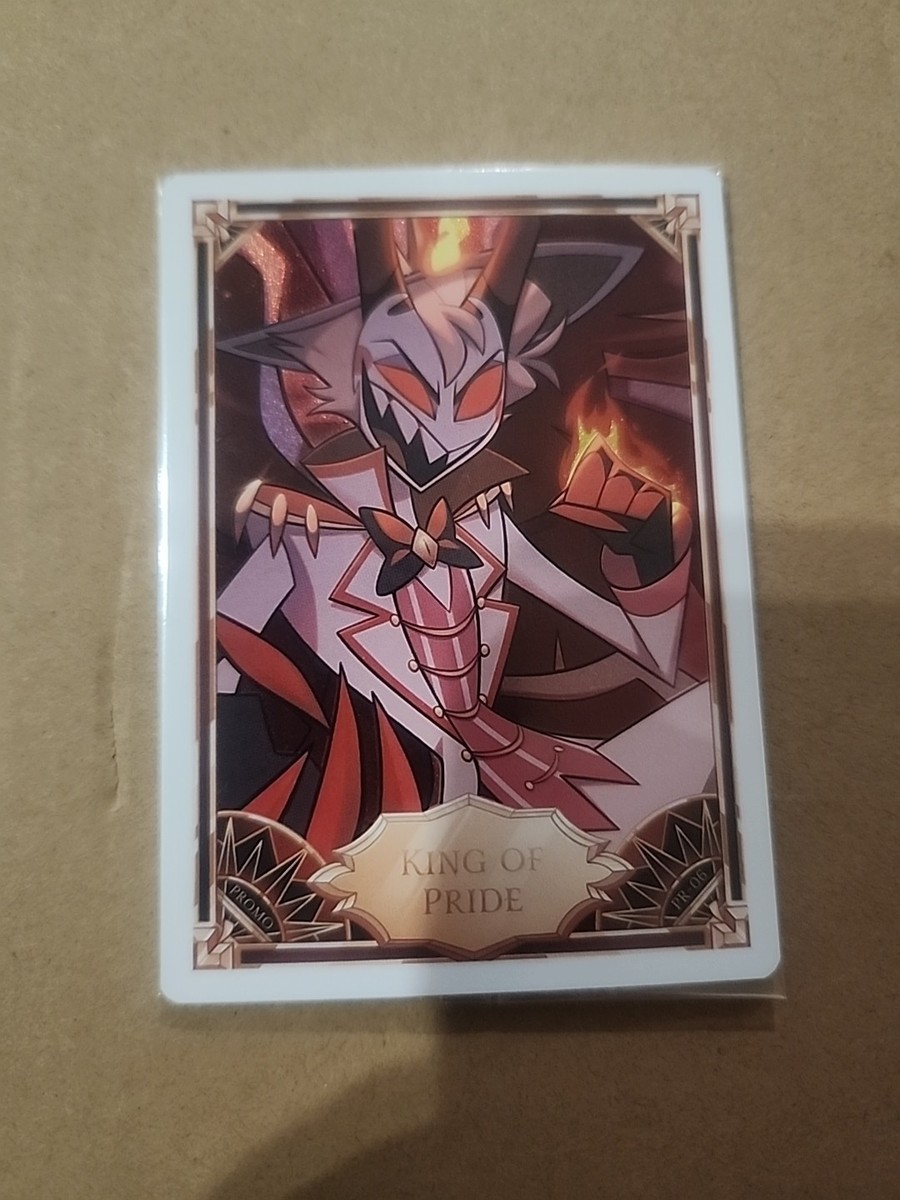 Hazbin Hotel Trading Card FOIL King Of Pride Lucifer Promo PR-06