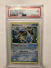 2007 Pokémon Blastoise Secret Wonders Holo PSA 7 NM Foil Bleed Error