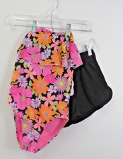 Girls Wonder Nation 1 pc Swim Suit With Black Shorts Size M 7-8 NWT