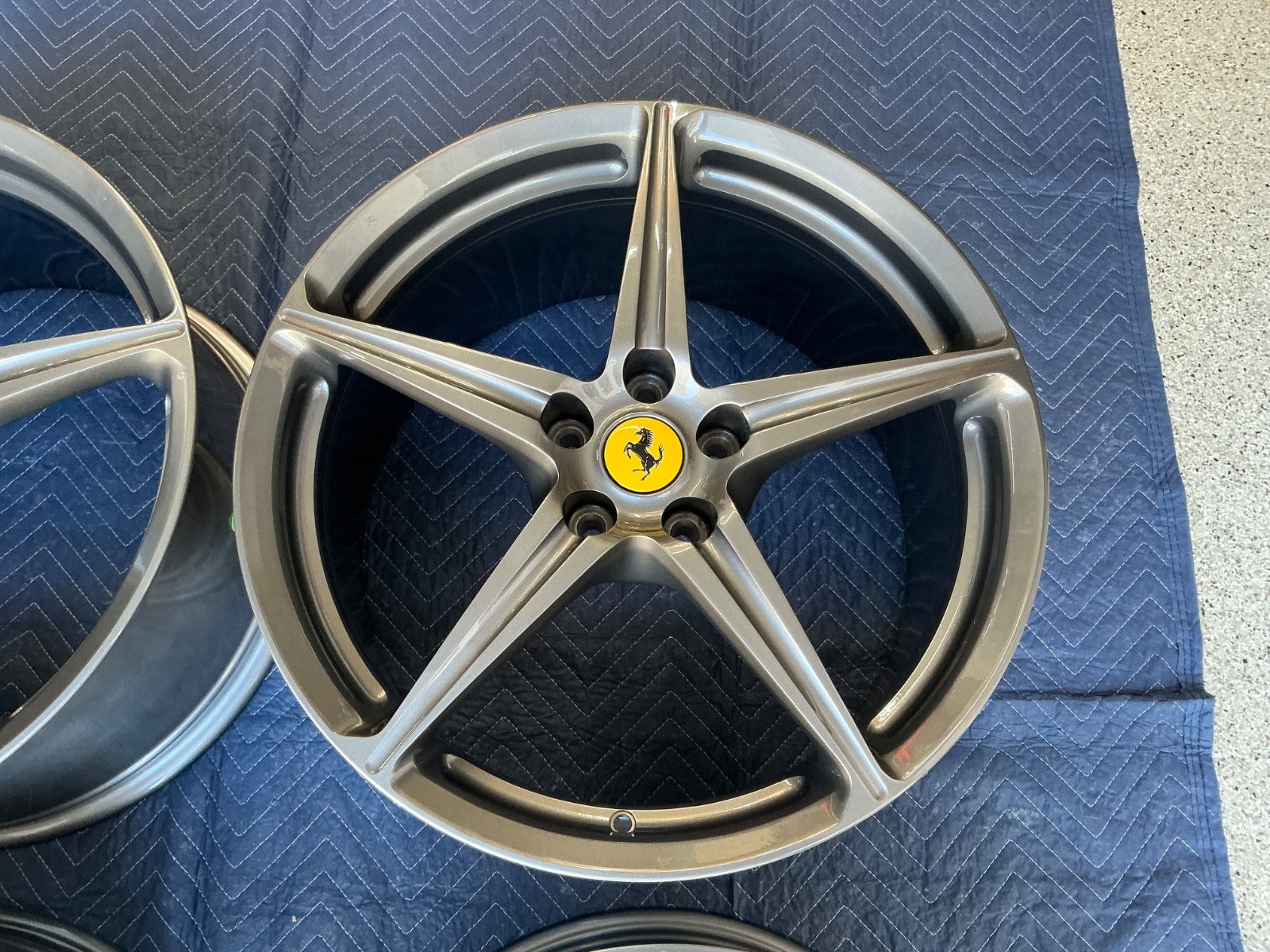 Ferrari 458 OEM 20” Forged Wheel Set in Grey