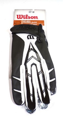 Wilson Gst Fähigkeit Fußball Handschuhe Tacktech 3D Weiß/Schwarz Adult Größe S